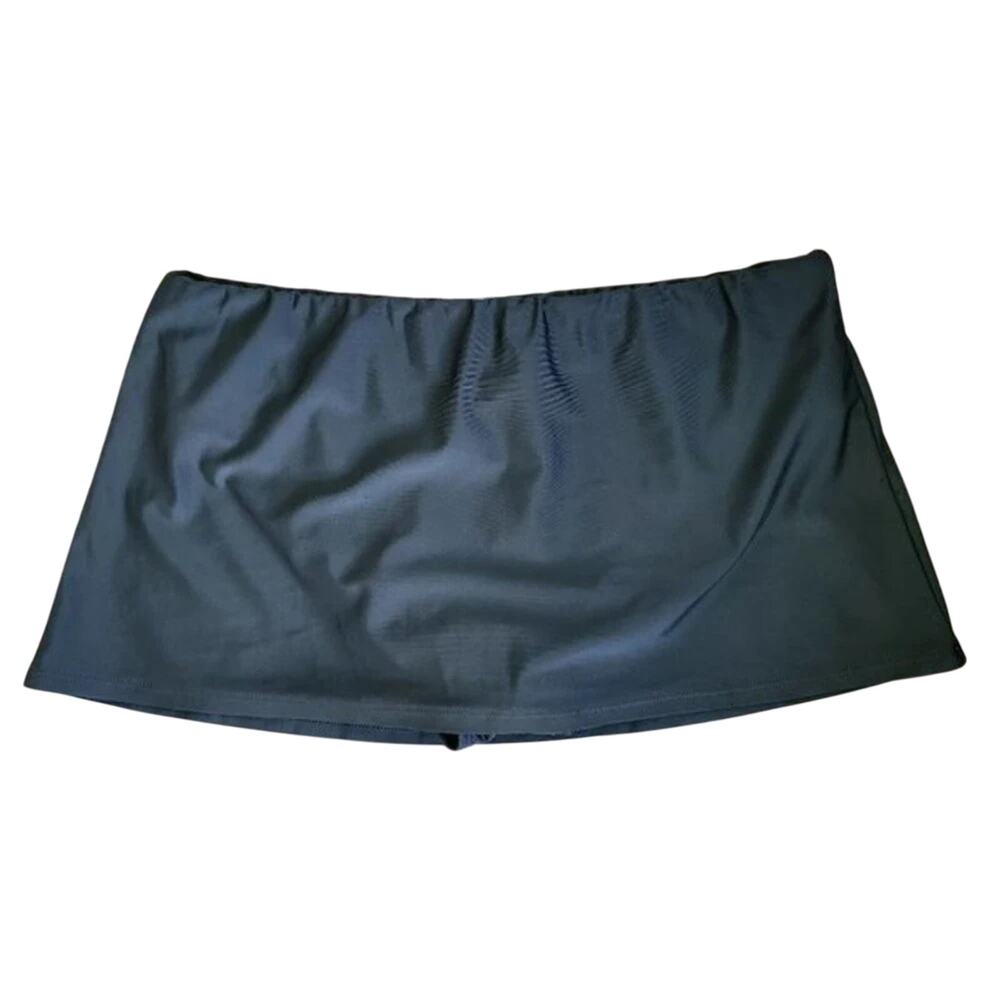 American Living Swim Skirt Bottom Black Womens Size 8 Swimwear Coverup Stretchy